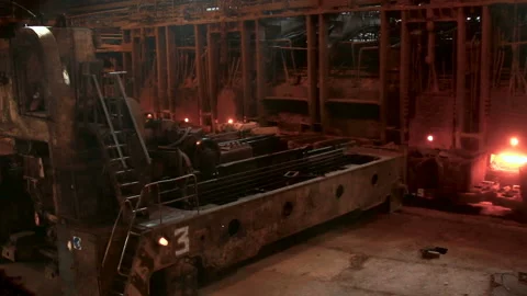 Metallurgical works Stock Footage 86630102