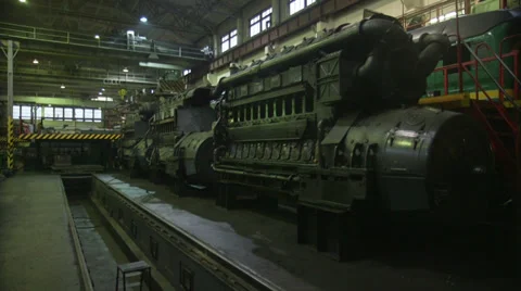 Metallurgy factory Stock Footage 33402762