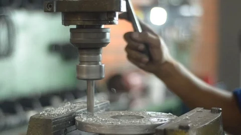 Metallurgy machine tool Stock Footage 73053491