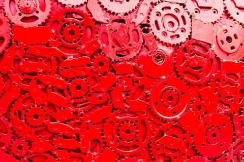 Metalwork background create from good idea Stock Photos