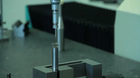 Metalwork measuring 02 Stock-Footage 25670659