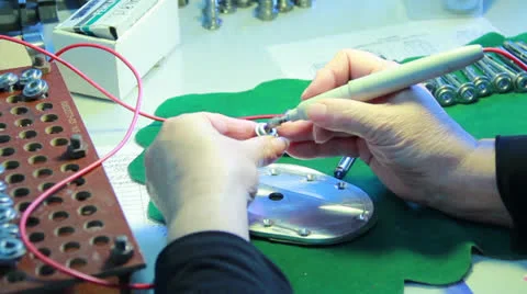 Metalwork measuring 07 Stock-Footage 25670780