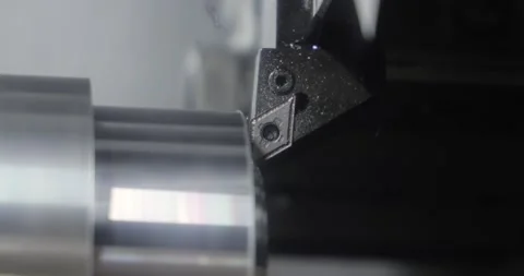 Metalworking CNC milling machine. Cutting metal modern processing technology. Stock Footage 154761772