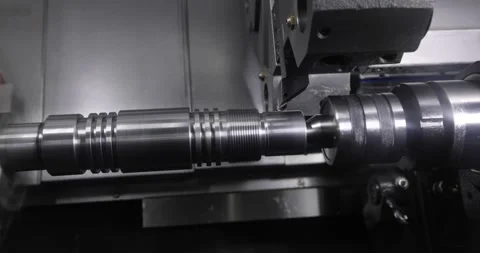 Metalworking CNC milling machine. Cutting metal modern processing technology. Stock Footage 160603196