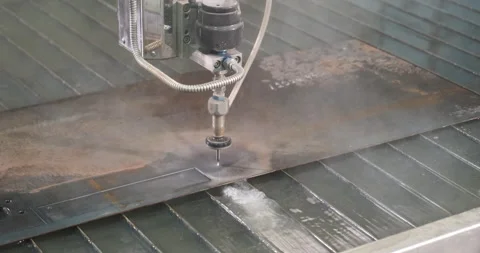 Metalworking CNC milling machine, cutting metal modern processing technology. Stock Footage 178996626