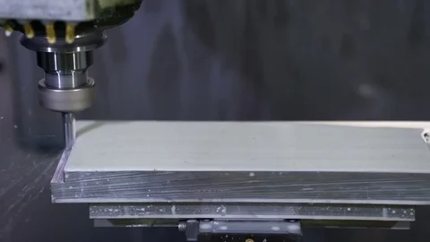 Metalworking CNC milling machine Stock Footage 70426297