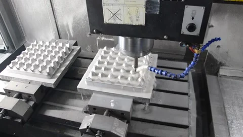 Metalworking CNC Milling Machine Stock Footage 245482717