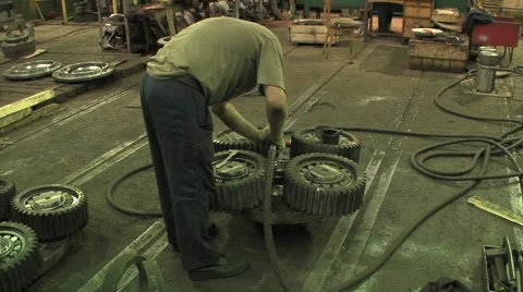 Metalworking Stock Footage 5298342