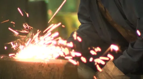 Metalworking Stock Footage 5298386