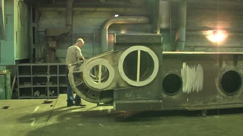 Metalworking Stock Footage 5298474