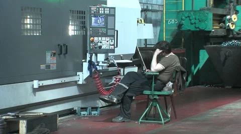 Metalworking Stock Footage 5299940