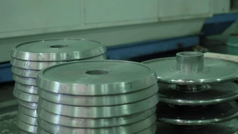 Metalworks in slow motion Stock Footage 82744271