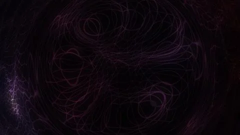 Metamorphose of amorphous shape from dots and lines, abstract animation. model Stock Illustration