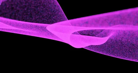 Metamorphoses of tissue from particles 82 Stock Footage 310826076