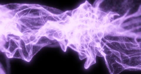 Metamorphoses of tissue from particles Stock Footage 309921197