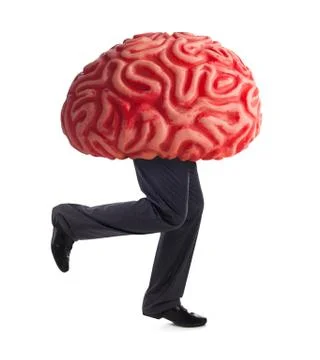 Metaphor of the brain drain Stock Photos