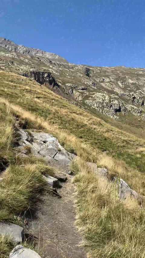 Metaphor roads mountain nature  future decision change lifestyle subjective Stock Footage 161817182