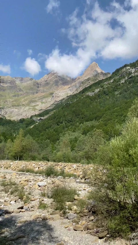 Metaphor roads mountain nature  future decision change lifestyle subjective Stock Footage 161817246