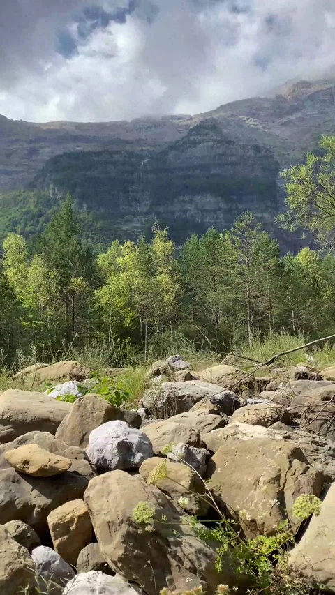 Metaphor roads mountain nature  future decision change lifestyle subjective Stock Footage 161817261