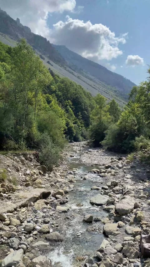 Metaphor roads mountain nature  future decision change lifestyle subjective Stock Footage 161817267