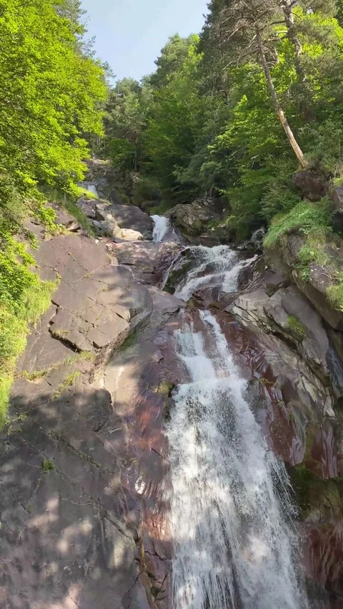 Metaphor roads mountain nature  future decision change lifestyle subjective Stock Footage 161817281