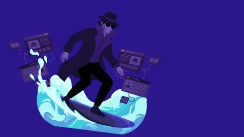 Metaphore of ignotico browsing 库存影片 320821381