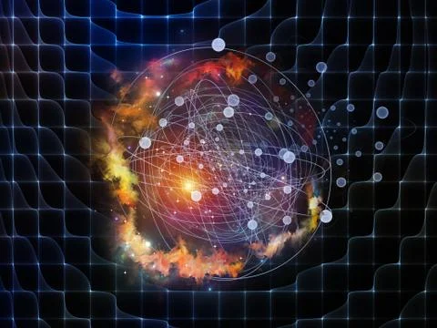 Metaphorical Abstract Visualization Stock Illustration