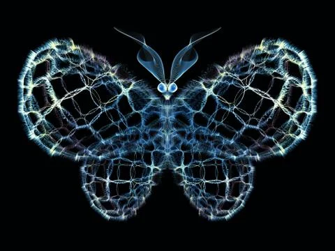 Metaphorical Butterfly Stock Illustration