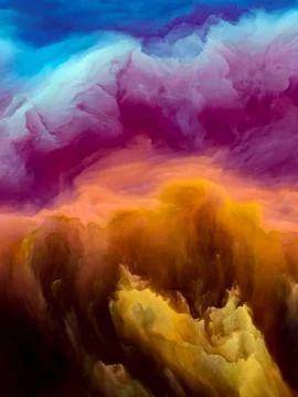 Metaphorical Cloudscape Illustration