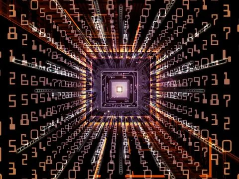 Metaphorical Computer 스톡 일러스트