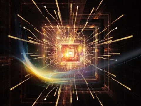 Metaphorical CPU Illustrazione stock