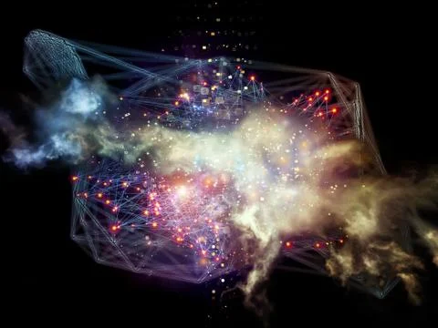 Metaphorical Data Cloud イラスト素材