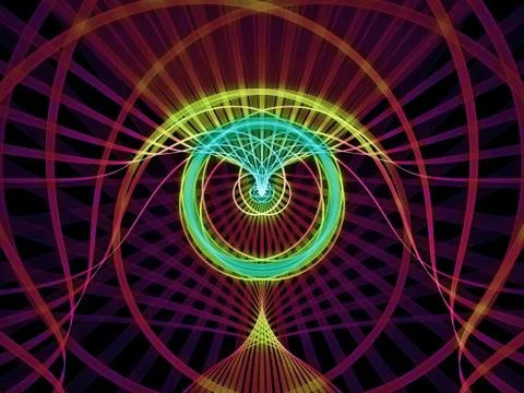 Metaphorical Grid Lines Stockillustratie