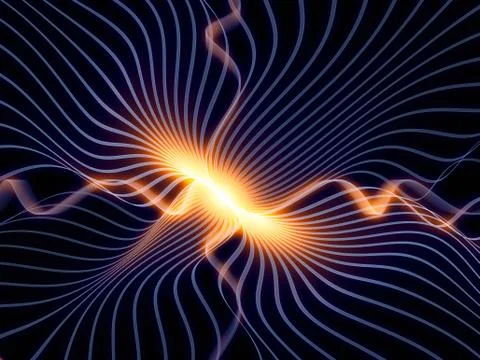 Metaphorical Grid Lines 库存插图