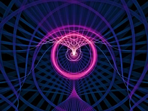 Metaphorical Grid Lines Illustrazione stock