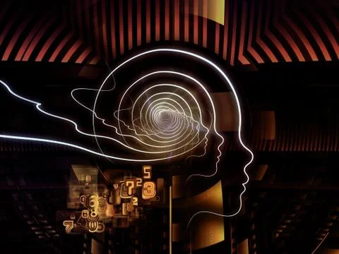 Metaphorical Human Technology Stock Illustration
