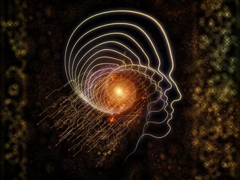 Metaphorical Human Technology 库存插图