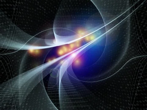Metaphorical Information Stream 스톡 일러스트