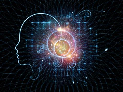 Metaphorical Inner Logic Stock Illustration