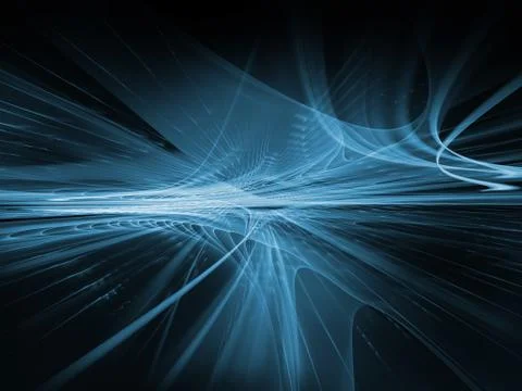 Metaphorical Light Waves 스톡 일러스트