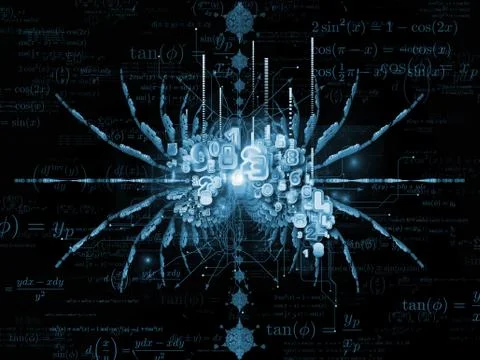 Metaphorical Math Design Ilustração Stock