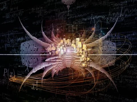 Metaphorical Math Design Ilustración de archivo