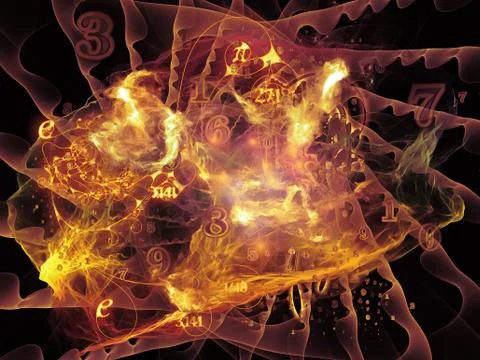 Metaphorical Math Visualization Illustration
