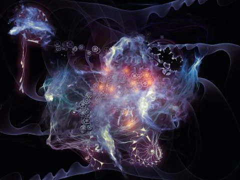 Metaphorical Math Visualization 스톡 일러스트