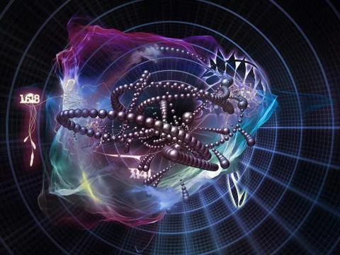 Metaphorical Math Visualization Stockillustratie