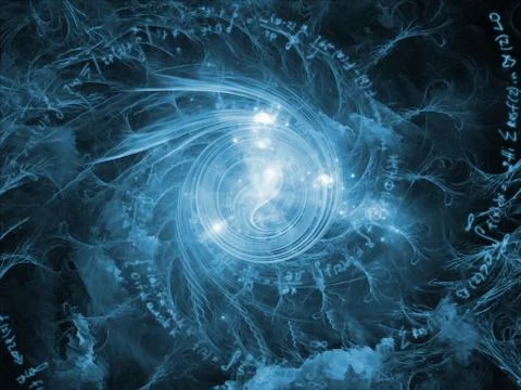 Metaphorical Math Vortex Stock Illustration