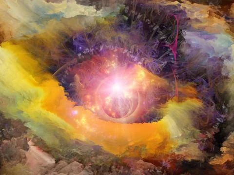 Metaphorical Math Vortex 库存插图