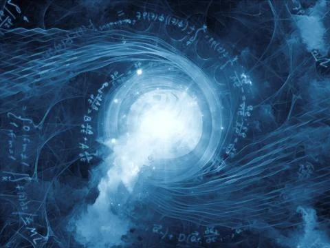 Metaphorical Math Vortex 库存插图