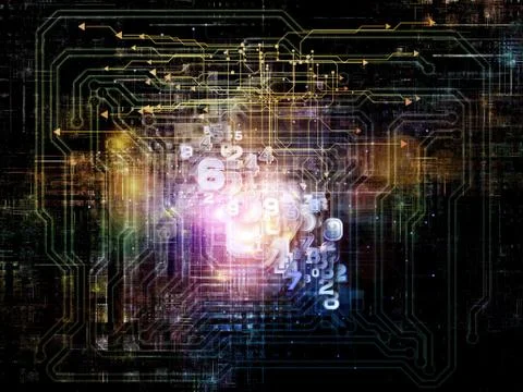 Metaphorical Network Stock Illustration