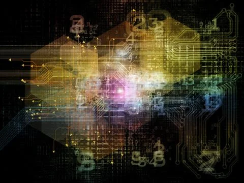 Metaphorical Network Illustrazione stock